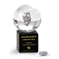 Meteorite Specimen crystal ball and Astronaut Model,Desktop Decoration,Natural Meteorite Gift